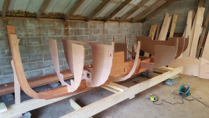 Pose provisoire des membrures