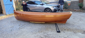 Première vision des lignes du bateau dans le bon sens.