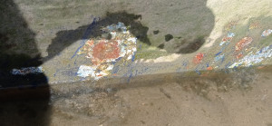 Trace de rouille sur coque
